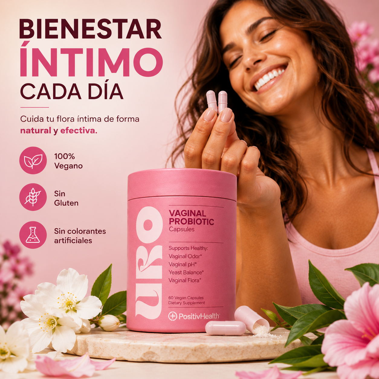 PROBIÓTICO VAGINAL CUIDADO ÍNTIMO - URO LUMBOCARE
